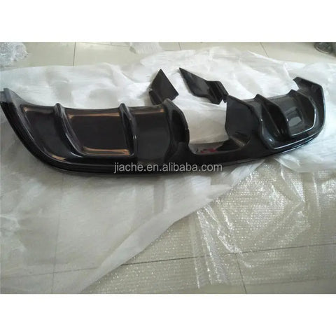 Carbon Fiber FRP Rear Bumper Lip Spoiler Diffuser Splitters For Jaguar F Type 2 Door 2015 - 2022 Middle Exhaust Outlet Body Kits