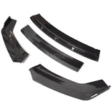 Front Bumper Spoiler for Volkswagen Passat B7 Splitter Protector Plate Lip 2010 to 2014 Type D Body Kit Skirts Glossy Black