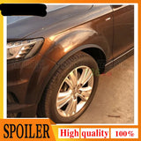 For Q7 Wheel Arch Car Side Fender Flares Covers Mudguards Trims for Audi Q7 RSQ7 Sline 2006 - 2015 Matt Bright Black PU