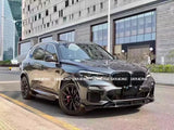 Real Carbon Fiber Front/Rear Lip Spoiler Wing Side Skirt For BMW X5 G05 2019-2021 Body Kits