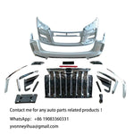 Spoiler Car Fit Decoration Exterior Lip Front Bumper Grille Body Kit Fit for Honda Odyssey 16-20