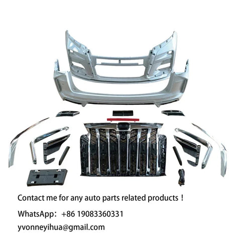 Spoiler Car Fit Decoration Exterior Lip Front Bumper Grille Body Kit Fit for Honda Odyssey 16-20
