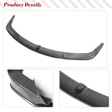 Car Front Bumper Lip Spoiler Splitters for BMW F06 F12 F13 M Tech M Sport 2012 - 2016 Carbon Fiber / FRP Black Auto Chin Spoiler