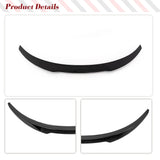 For Tesla Model 3 2023 2024 Car Rear Trunk Racing Spoiler ABS Glossy Black Rear Highkick Rear Trunk Lid Spoiler Wing Lip