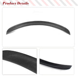 Carbon Fiber Trunk Racing Spoiler for Tesla Model S 2012-2024 P85 70D Base Sedan Car Rear Spoiler Boot Lid High Kick Wing Lip
