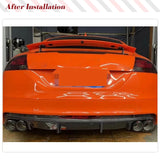 Carbon Fiber / FRP Auto Car Rear Bumper Diffuser Lip for Audi TTS Bumper 2008 - 2014 TT 2013 2014 Bumper Guard Spoiler Body Kits