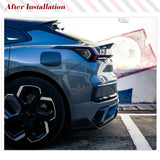 Carbon Fiber Car Rear Racing Spoiler Trunk Tail Rear Wing Spoiler For ZEEKR 001 2021-2023 EV MC Zeekr Car Accessories Sport Wing