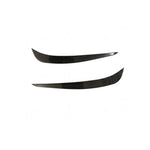 For Tesla Model X 2016-2018 Carbon Fiber Car Trunk Bumper Canards Air Vent Trim Stripes Cover Stickers Splitters Car Styling
