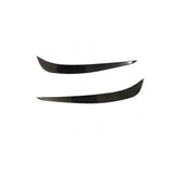 For Tesla Model X 2016-2018 Carbon Fiber Car Trunk Bumper Canards Air Vent Trim Stripes Cover Stickers Splitters Car Styling