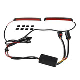 Motorcycle LED Saddlebag Run Brake Turn Lamp Lights For Harley Touring 2014-2023