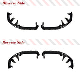 ABS Glossy Black Car Front Bumper Lip Spoiler for BMW 5 Series I5 G60 2024 Front Bumper Chin Spoiler Splitter Car Racing Kits