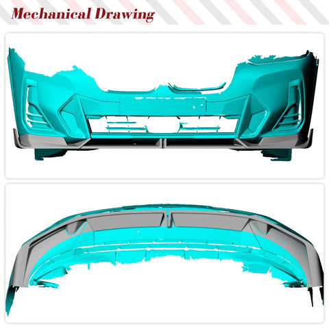 G08 LCI Carbon Fiber Car Front Bumper Lip Spoiler for BMW Face lifted X3 G01 iX3 X4 G02 sDrive 2021-2023 Front Guard Body Kits