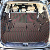 Car trunk mats for Hyundai Palisade 7 8 seats 2024-2020 durable boot carpets mat cargo liner luggage cover