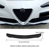 Carbon Fiber Car Front Lip Chin Protector Bumper Apron Splitters for Alfa Romeo Giulia Quadrifoglio Base/Sport Sedan 2015 - 2018