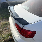 R Style Real Carbon Fiber / FRP Rear Trunk Lip Spoiler Sport Accessories Kits For Volkswagen VW Jetta MK6 Spoiler 2012-2018