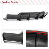 Carbon Fiber Rear Bumper Racing Diffuser Spoiler Chin for Tesla Model 3 Rear Lip Diffuser Protector 2016-2023 Aftermarket Parts