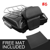 Motorcycle 5.5" Razor Tour Pack Trunk For Harley Touring Tour Pak Road King CVO Electra Street Glide FLHX FLHR FLHXS 2014-2023