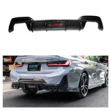 For BMW 3 Series G20 G28 2020-2022 Quality Dry Carbon Fiber Rear Bumper Rear Lip Spoiler Separator Diffuser Car Accessories WK 9