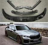 For BMW 7 Series G11 G12 2017 2018 2019 2020 2021 2022 Front Lip Rear Bumper Diffuser Wing Tail Spoiler Cover Real Carbon Fiber