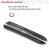 Fits For Nissan GTR R35 09-15 REAL Carbon Side Fender Air Vent Cover Fins Air Intake