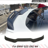 Car Rear Trunk Spoiler Wing Lip for BMW 4 New Series G22 430i M440i G82 M4 2021-2023 Carbon Fiber Rear Trunk Boot Wing Spoiler