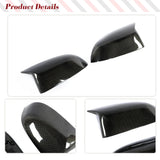 Car Rearview Mirror Caps Covers for BMW X3 G01 X4 G02 X5 G05 X6 G06 X7 G07 2020 Replace Mirror Covers Carbon Fiber / Gloss Black