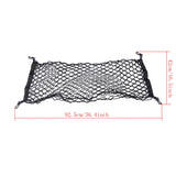 Universal Car Rear Trunk Boot Organizer Pocket Cargo Net Mesh Storage Car Receive Arrange Net 92.5cm*42cm Cargo Net for All Cars