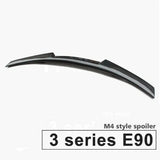 For BMW E90 3 Series Sedan 2005-2011 Carbon Fiber Car Rear Spoiler Wing