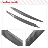Dry Carbon Car Front Headlight Eyelids For Volkswagen VW Golf 7 7.5 MK7 MK7.5 GTI R R-line Headlamp Eyebrows Trim