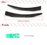 For BMW F80 M3 F82 F83 M4 2014 - 2018 Carbon Fiber Front Bumper Moulding Trims Decoration Carbon Fiber / FRP 2PCS/SET Canards