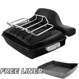 Chopped Pack Trunk Luggage Rack Pad For Harley Tour Pak Electra Road Glide 14-24