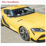 Car Mirror Covers Dry Carbon Caps Shell For Toyota Supra A90 2020-2021 and BMW Z4 Real Carbon Side Rearview Mirror Cap Cover