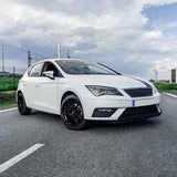 Front Bumper Splitter Lip Diffuser Tuning Plastic Spoiler Accessories Body Kit Front Shovel For Seat Leon 3 MK3 MK3.5 2012-2019