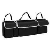 Car Trunk Organizer Oxford Adjustable Interior Accessories Back Seat Storage Bag 4 Pocket