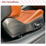 DRY Carbon Fiber Seat Side Panels Seat Cover for BMW G80 G81 G82 G83 Comfort Seat Type 2021-2024 Racing Body Kits