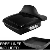 Motorcycle Chopped Pack Trunk Backrest Pad For Harley Tour Pak Touring 2014-2024