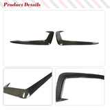 Carbon Fiber Front Bumper Upper Fog Canard Splitters Fins For Audi A4 B9 Sline Front Bumper Racing Canards No for Base or S4