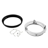 7" Headlight Trim Ring & Mounting Bracket Ring For Harley Road King Street Glide Motorcycle