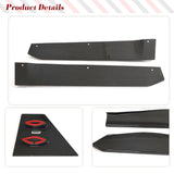 Dry Carbon Fiber Car Side Skirts Extension For Nissan Racing 400Z RZ34 2023 Rocker Plate Lip Separator Bumper Protector
