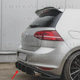 For Volkswagen Golf 7 VII MK7 GTI 2014-2017 Car Rear Lip Diffuser