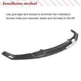 Carbon Fiber / FRP Car Front Bumper Lip Spoiler Splitters Apron for BMW 2 Series F87 M2 2016-2020 Car Racing Front Chin Body Kit