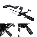 Motorcycle Mid Control Foot Pegs Kit Footrests Fit For Harley Sportster XL1200 Iron XL883 Custom 1200C 2004-2013