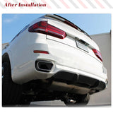 Carbon Fiber Rear Diffuser for BMW X5 F15 xDrive35i xDrive50i M Sport Utility 4-Door 2014-2018 Rear Diffuser Vent Trim Lower Lip