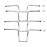Motorcycle 10"/12"/14"/16"/18'' Rise 1-1/4" Ape Hanger Bar Handlebar FAT Handlebars For Harley Softail Sportster XL FLST FXST