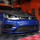 For VW Golf Mk7 Mk7.5 Golf 7 Golf 7.5 GTI GTD GTE R R-Line MAXTON Style Car Front Bumper Lip Spoiler 3pcs Car CS Front Guards