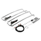 TCMT Chrome Saddlebag Lid Top Rail For Harley Touring Road Electra Street Glide FLHT FLHX 1994-2013