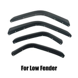 4PCS For Jeep Wrangler JL 2018-2023 Front Rear Car Wheel Fender Flares Arch Flaps Mudguard Splash Extensions Strips Trim