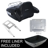 Motorcycle King Pack Trunk Pad Top Mount Rack Plate For Harley Tour Pak Sport Glide FLSB 2018-2024