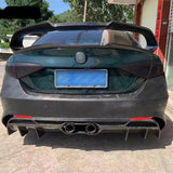 Car Spoiler GTA Style For Alfa Romeo Giulia Real Carbon Fibre Carbon Fibre Rear Boot Lid Tail Wing Upgrade