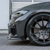 For Bmw G20 G21 Pre-Lci M Performance Style Front Bumper Splitter Lip Spoiler Diffuser320i 320d 330i M340i M340d 2019-2022 Mod